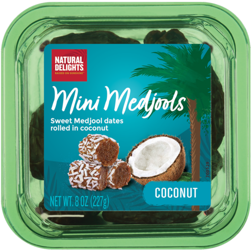 Natural Delights 227g Mini Medjool Coconut