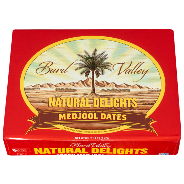 Natural Delights Fresh Medjool Dates 5kg whole organic